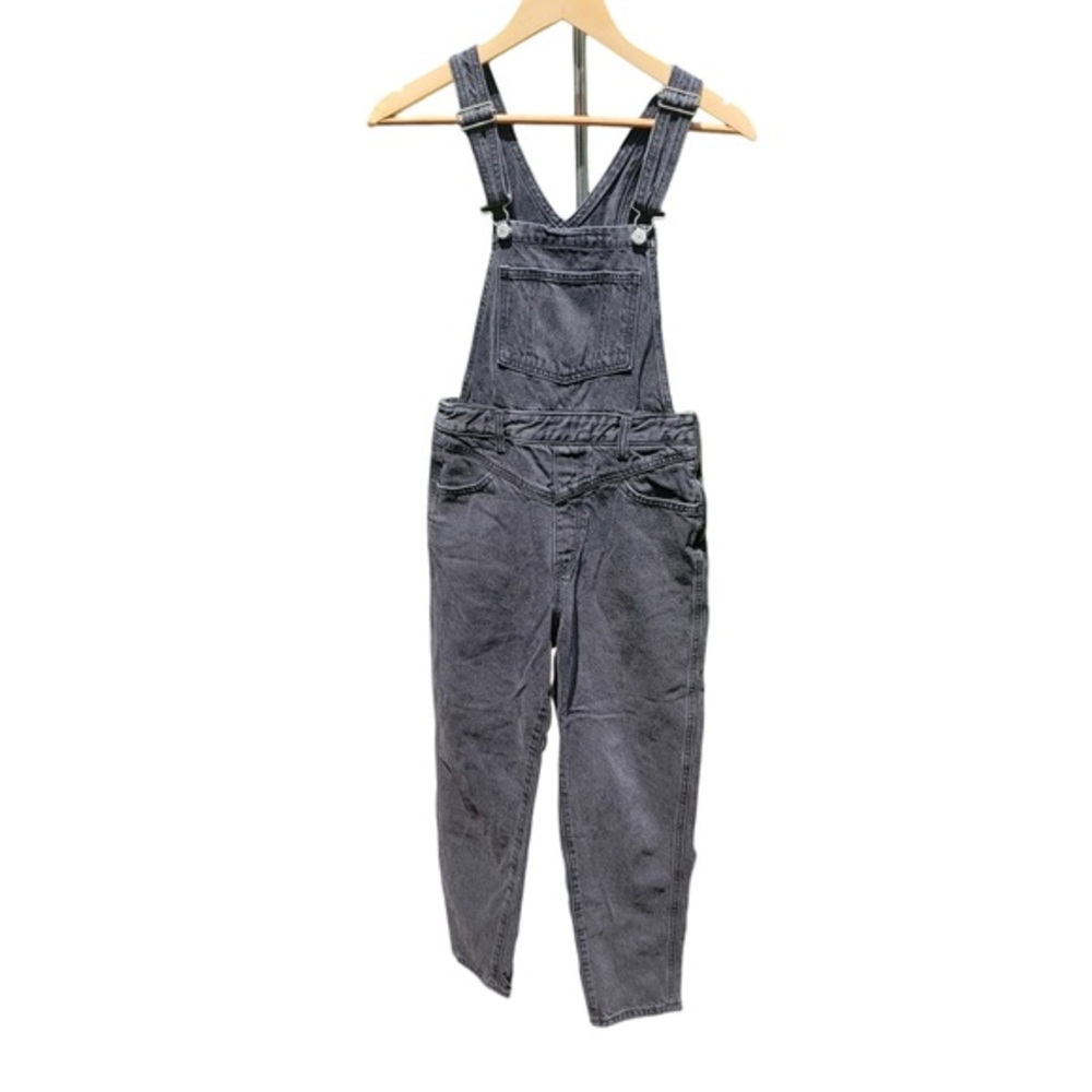 Levis Womens Tailored Tapered Denim Overalls - Faded
Black Western